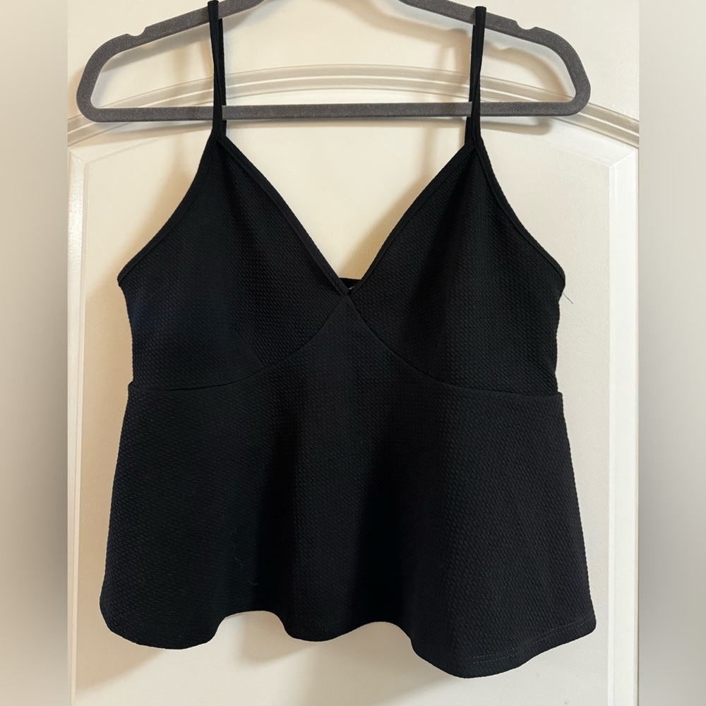 Caution to the Wind - black tank top